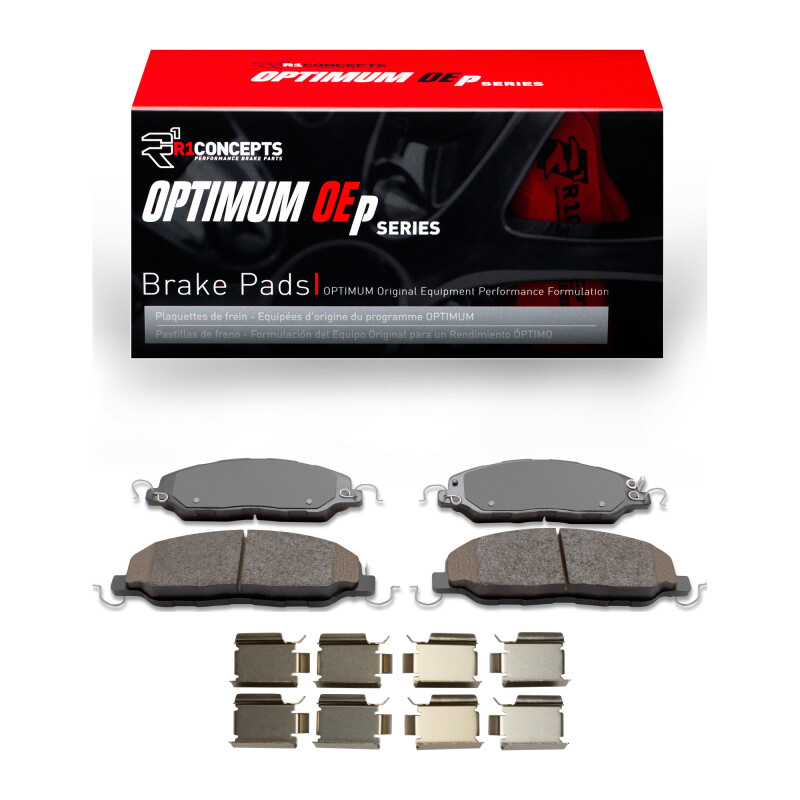 Ford Mustang Brake Pads - Front - R1 Concepts - Optimum OE - `05-`14 Ford Mustang Brake Pads - Front - R1 Concepts - Optimum OE - `05-`14